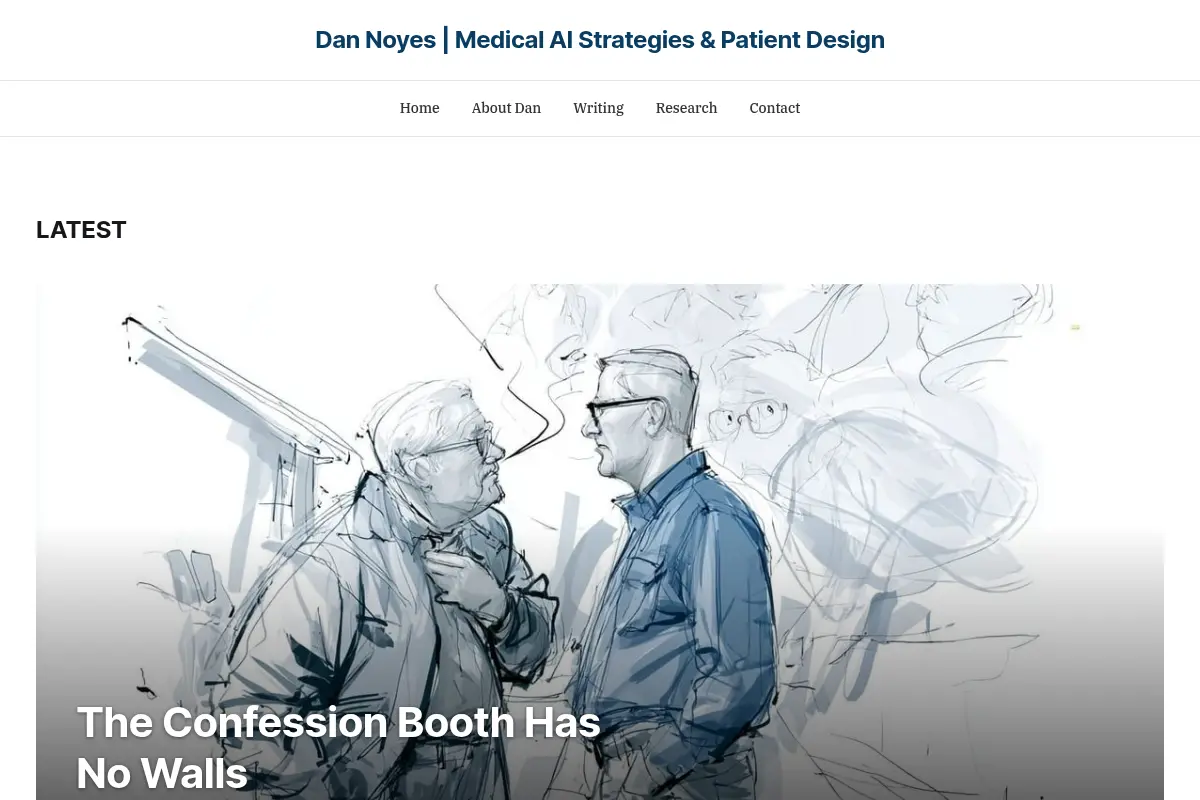Dan Noyes | Healthcare AI Governance Expert & Patient Advocate