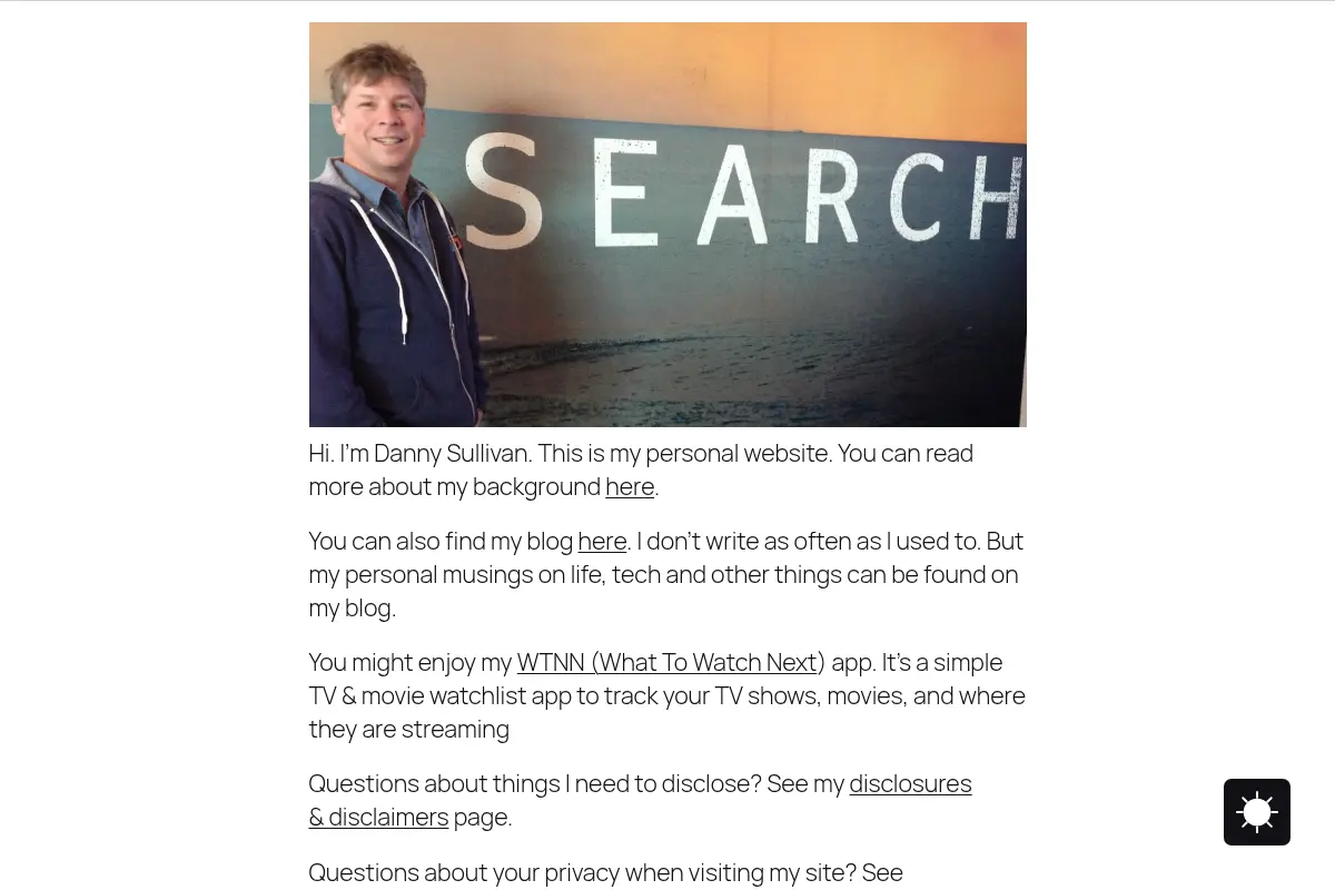 Danny Sullivan’s website