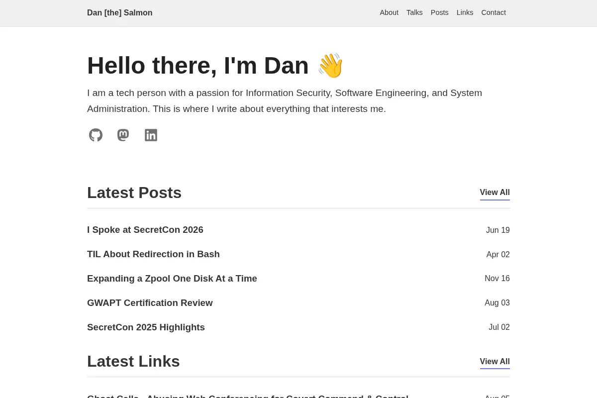 Dan [the] Salmon