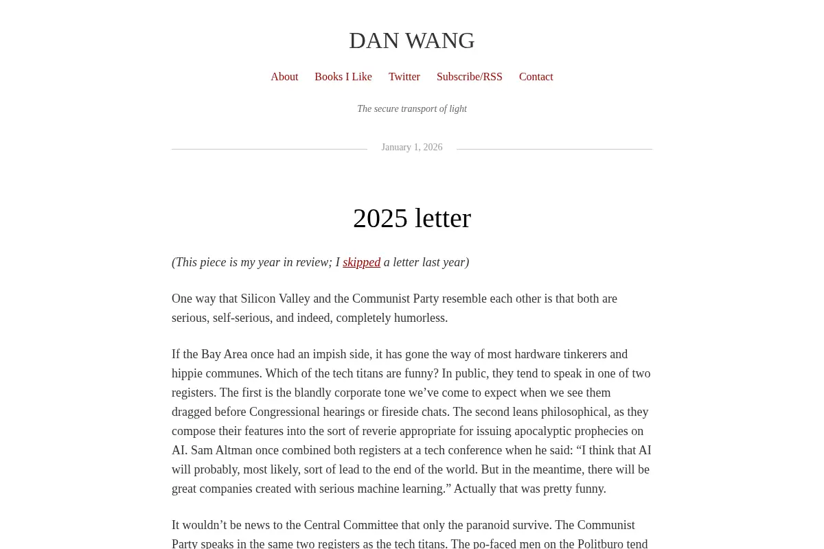 Dan Wang