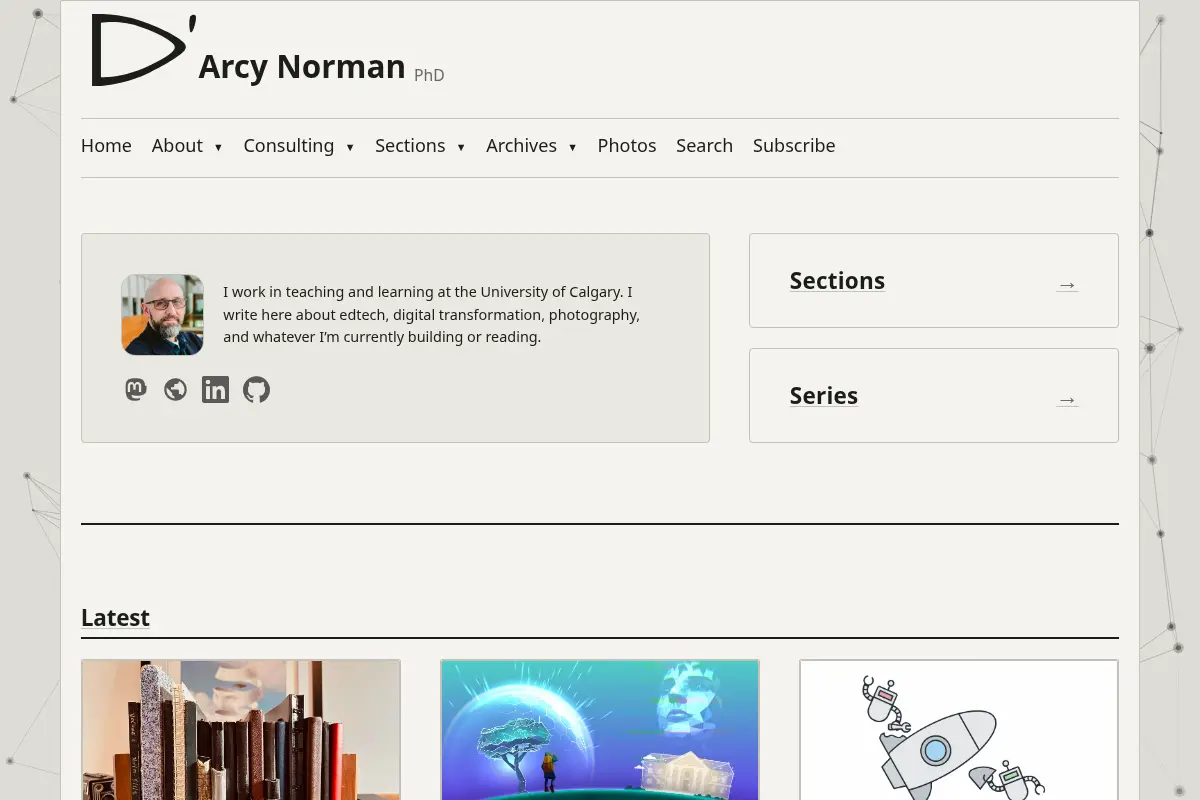 D'Arcy Norman, PhD