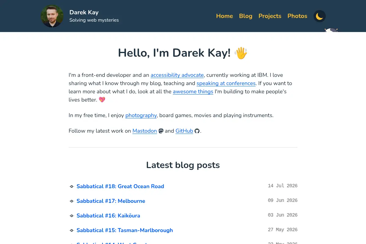 Darek Kay — Solving web mysteries