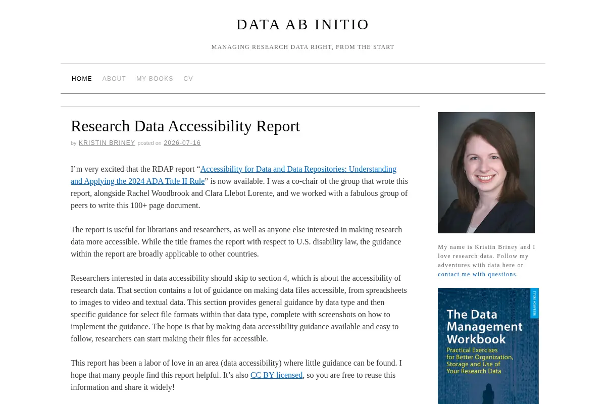 Data Ab Initio