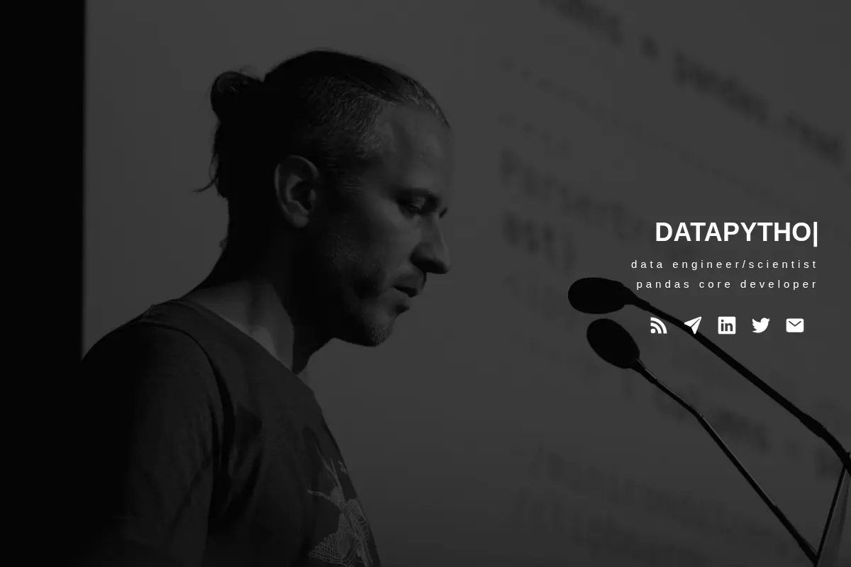Marc Garcia - datapythonista - data engineer, data scientist and pandas core developer