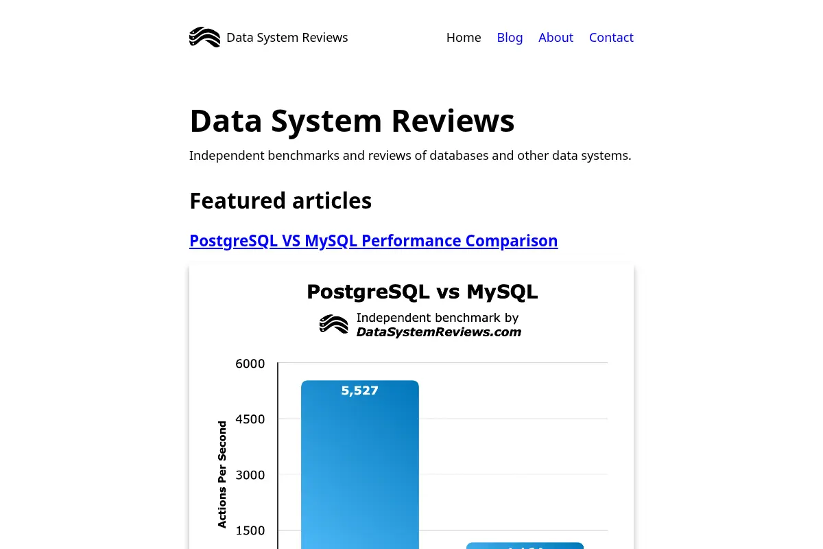 Data System Reviews