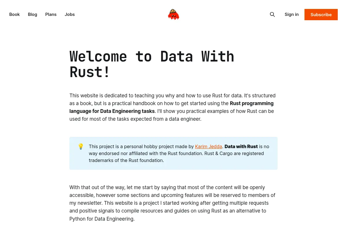 Data With Rust