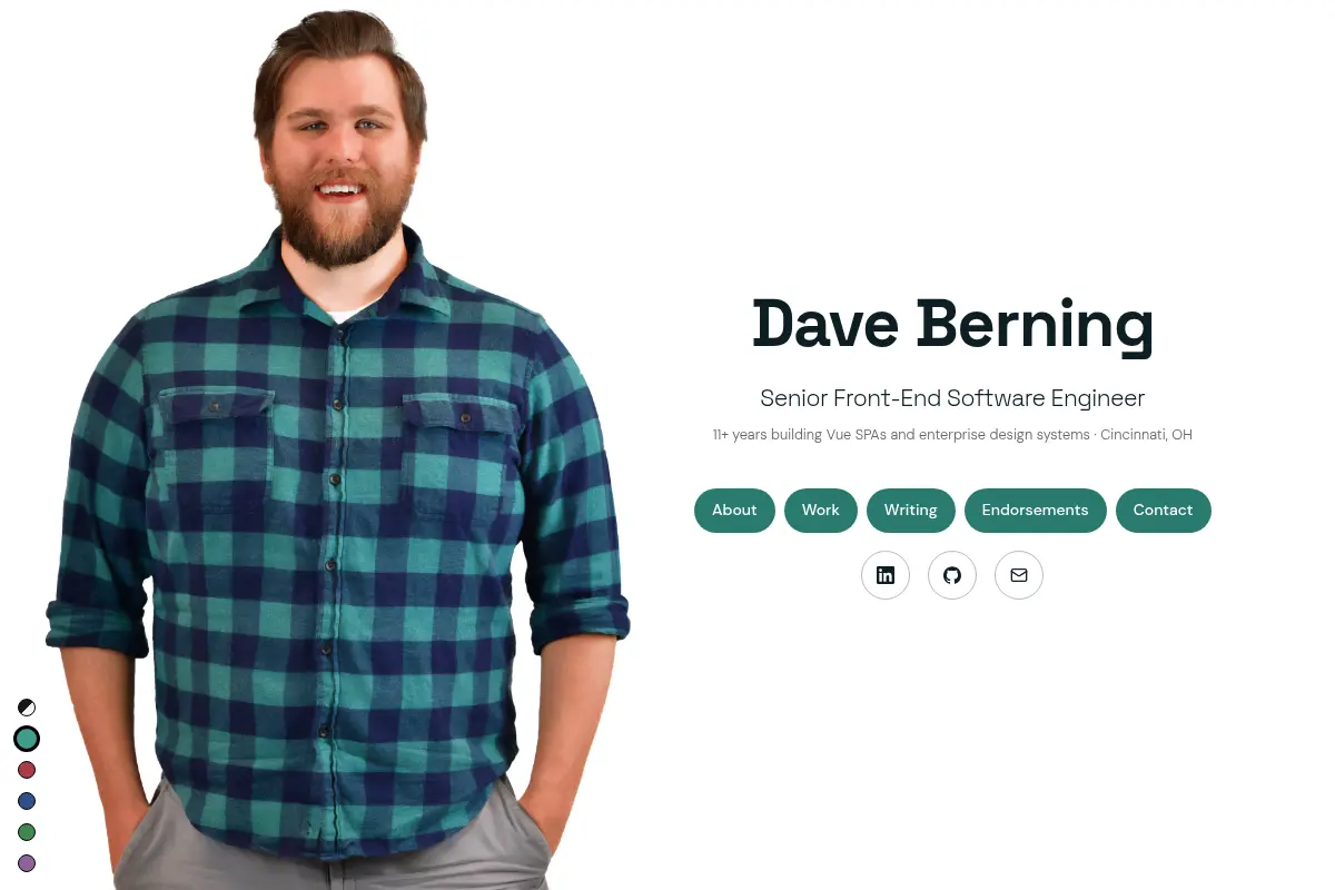 Dave Berning | Front-End Software Engineer | Cincinnati, OH