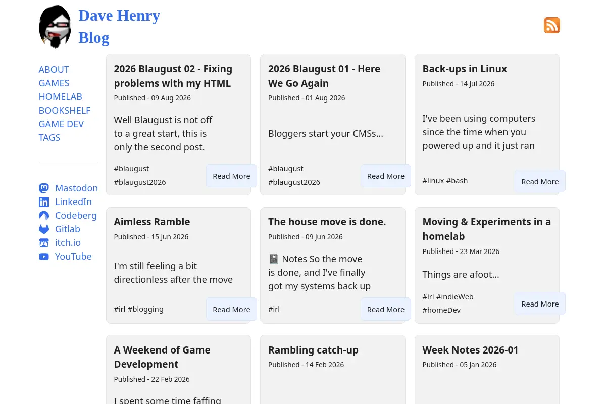 Dave Henry Blog