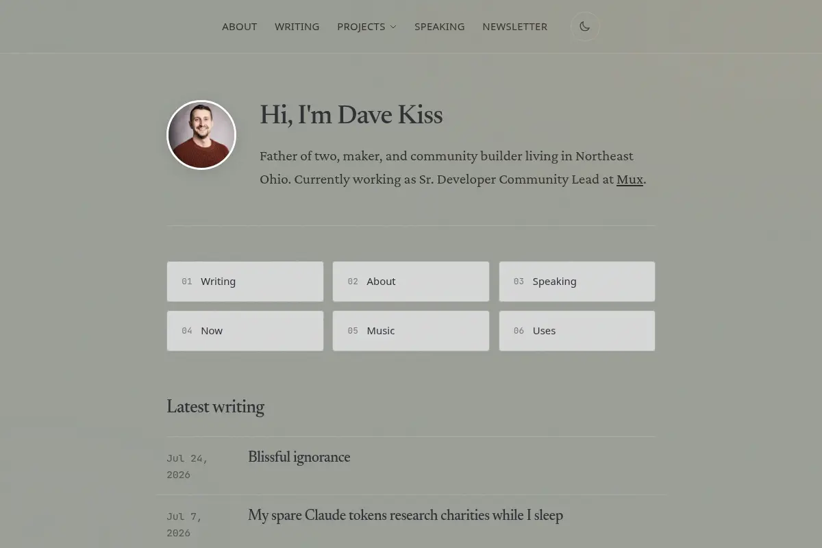 Hi, I'm Dave Kiss