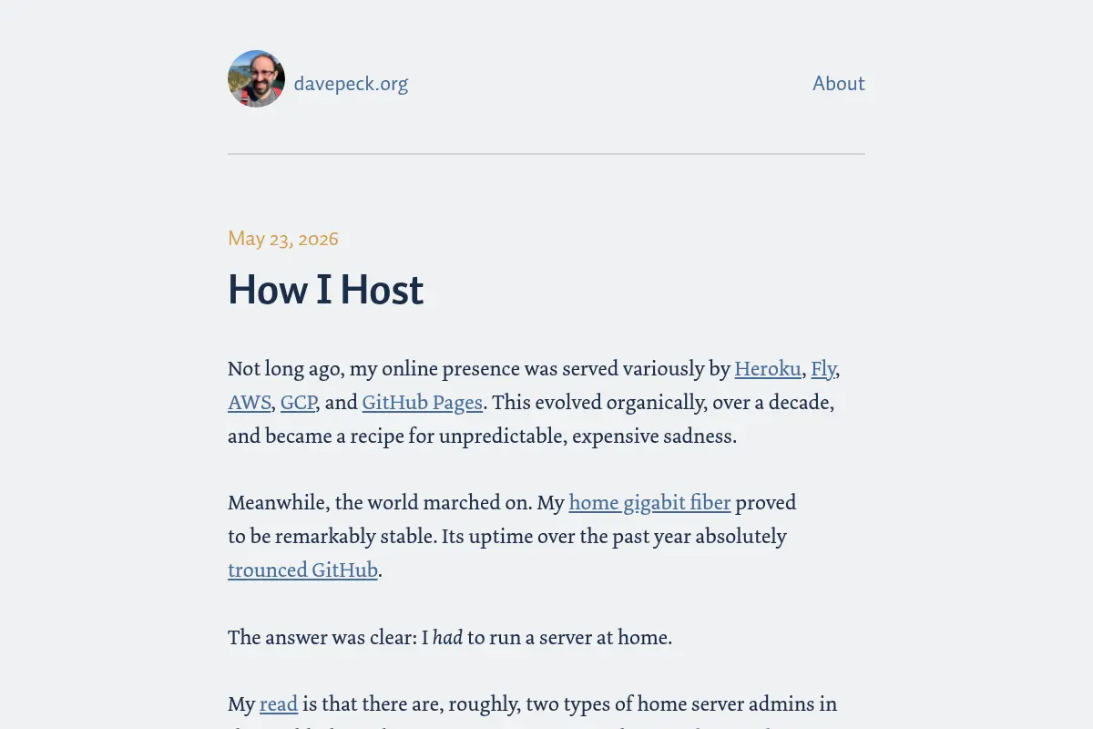 Dave Peck's Blog