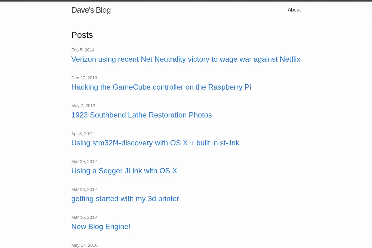 Dave's Blog