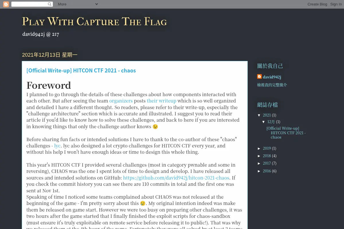 Play With Capture The Flag