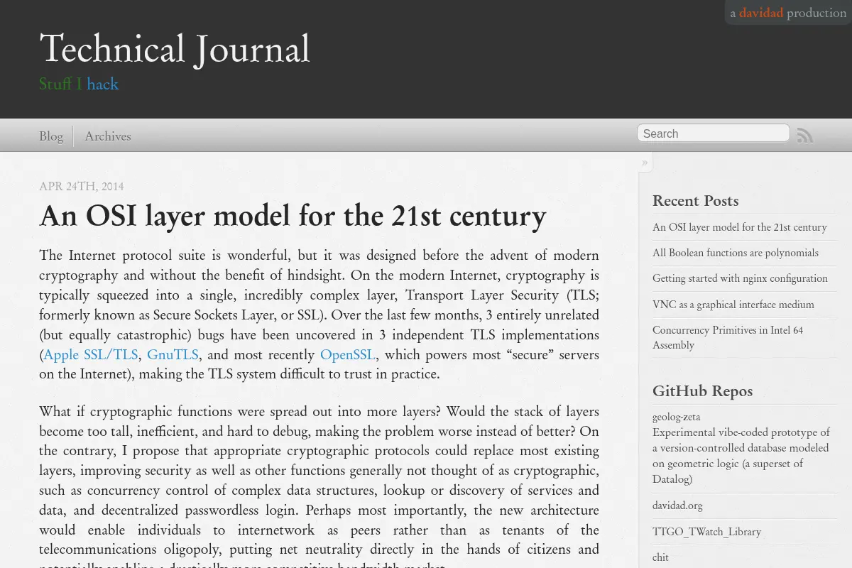 Technical Journal
