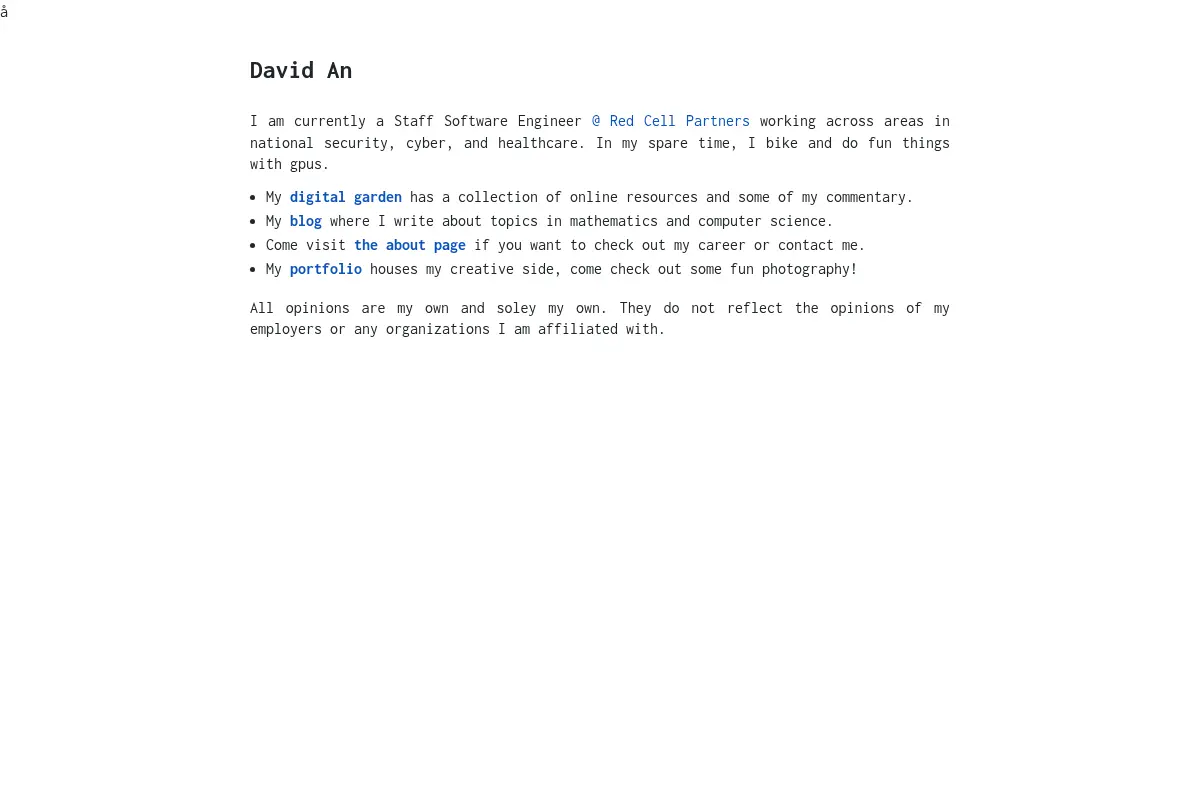David An
