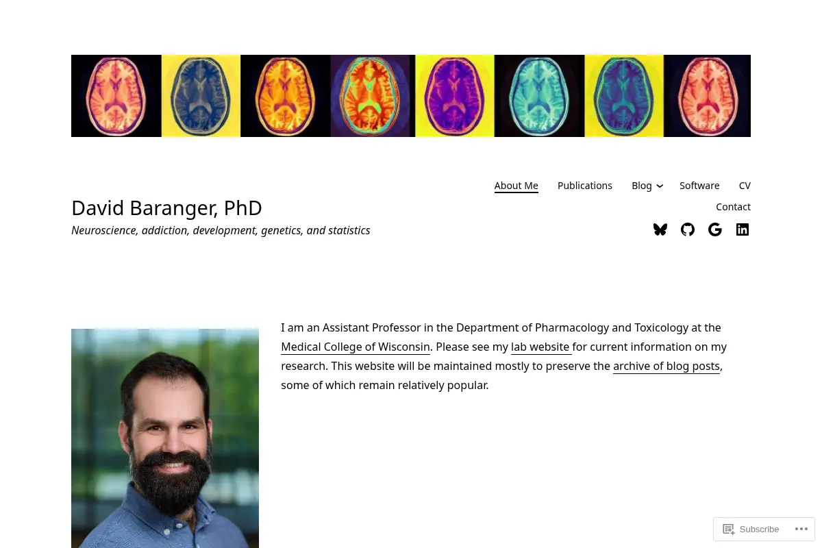 David Baranger, PhD