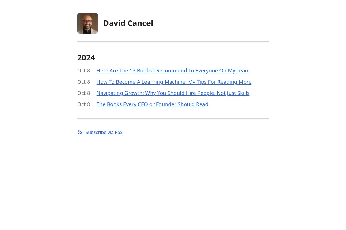 David Cancel