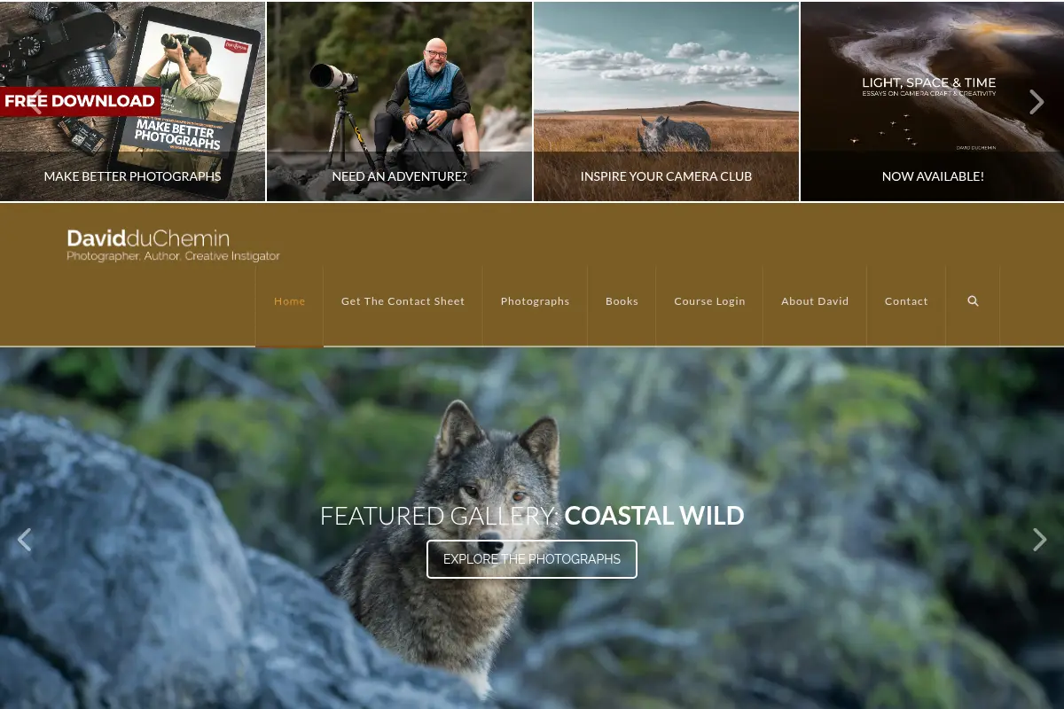 David duChemin - Photographer, author, and adventurer.