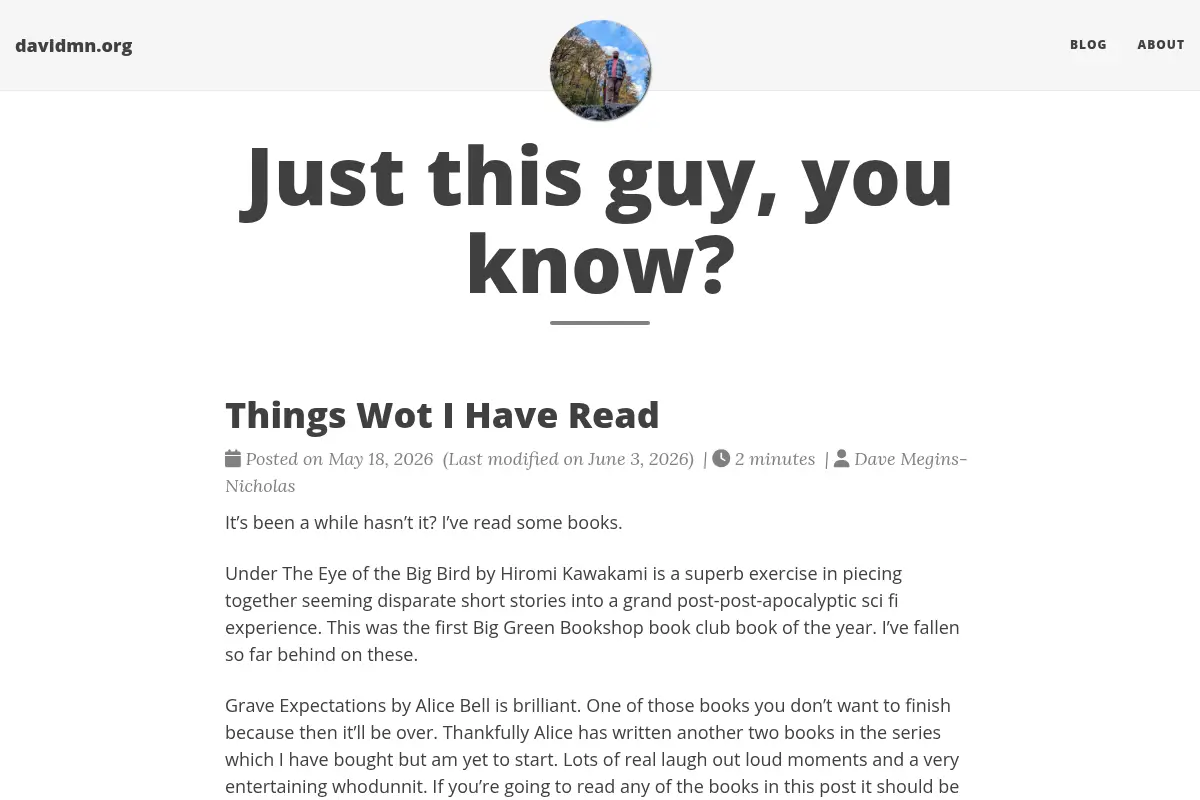 Just this guy, you know?