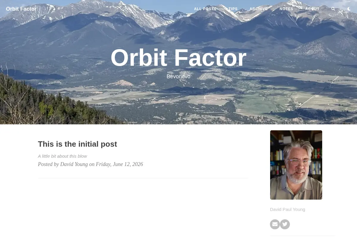 Orbit Factor