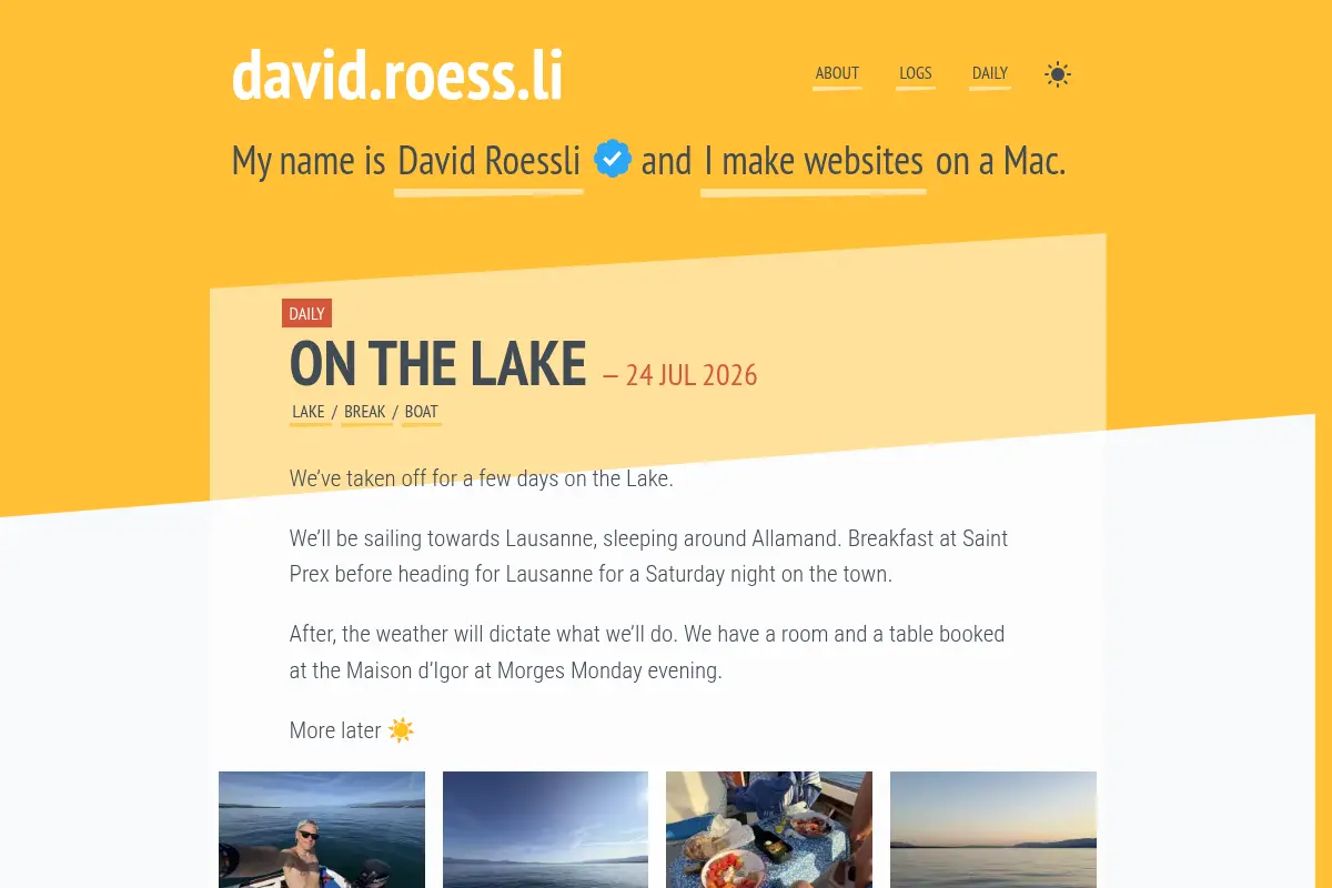 David Roessli's Weblog