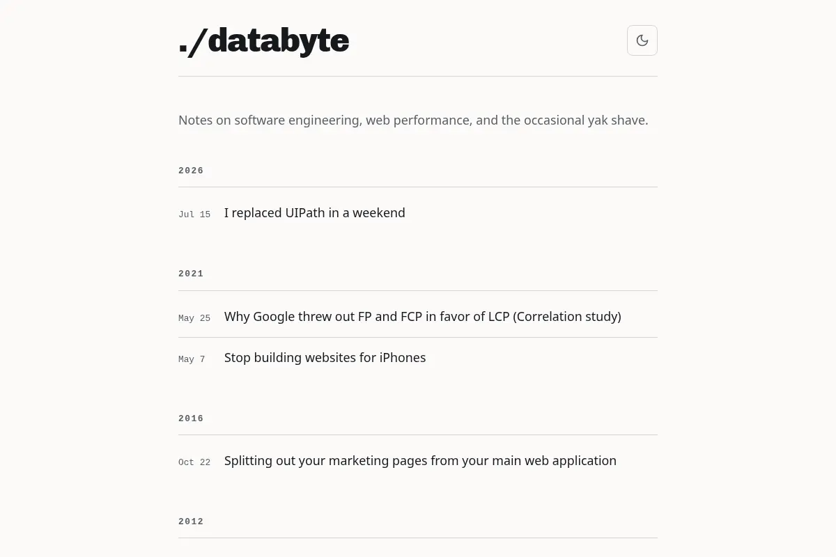 ./databyte · David Sommers