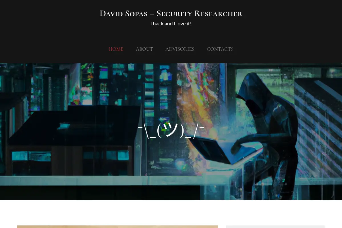 David Sopas – Security Researcher