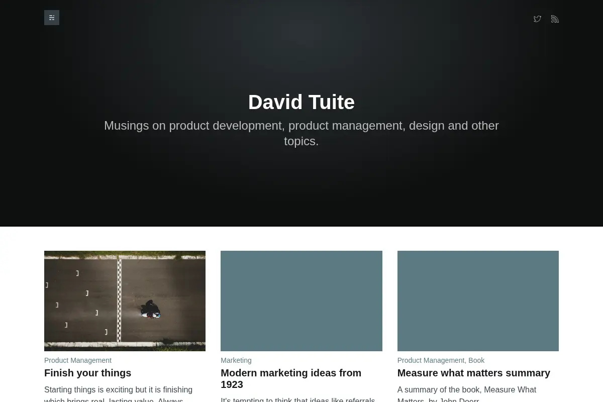 David Tuite's Blog