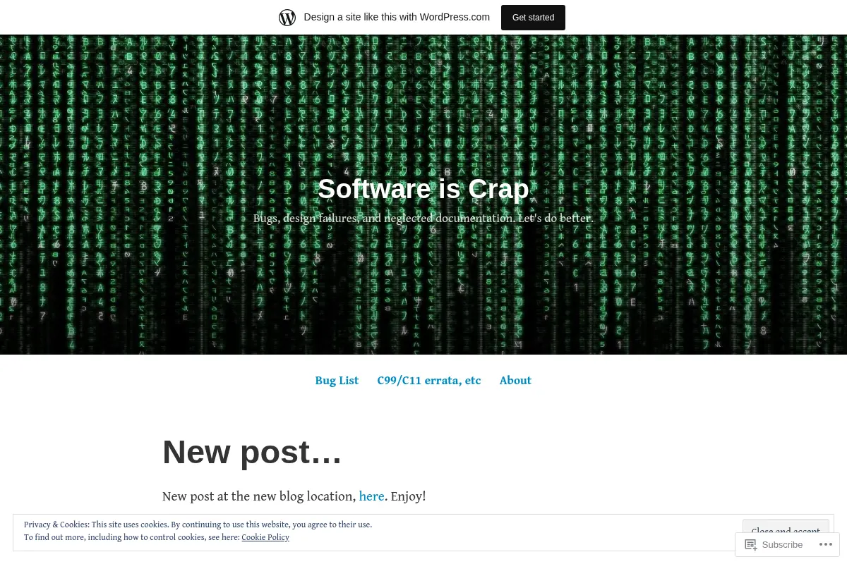 Software is Crap