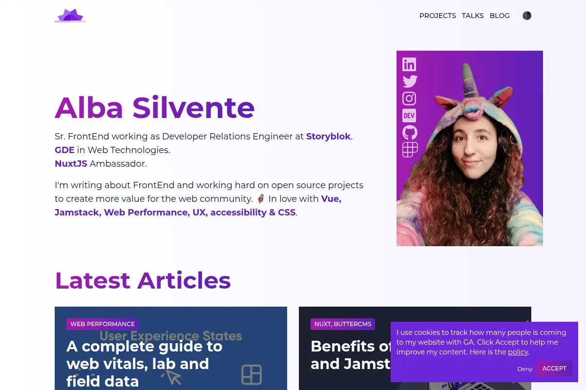 Dawntraoz – Frontend Developer Profile