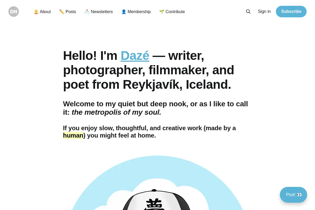 Dazé Nikulásson — Writer & Photographer
