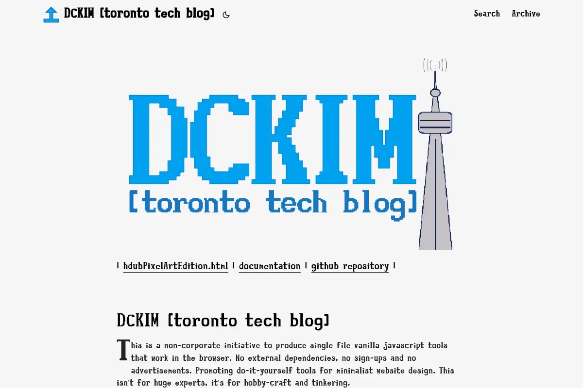 DCKIM [toronto tech blog]