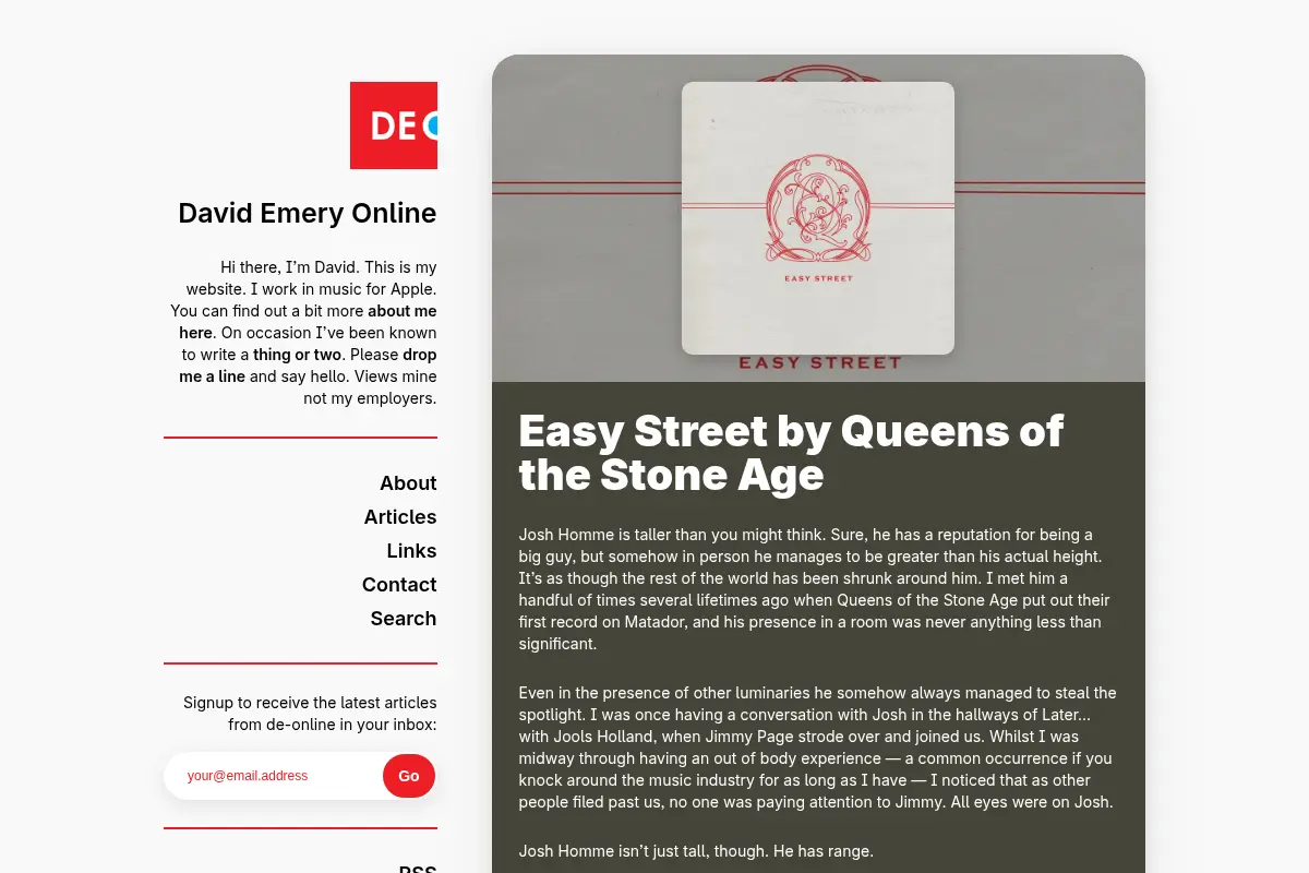 David Emery Online