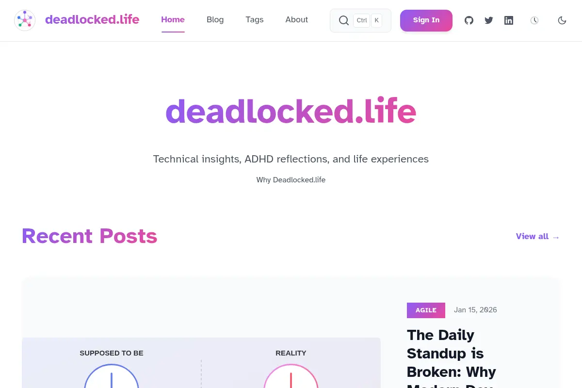 deadlocked.life