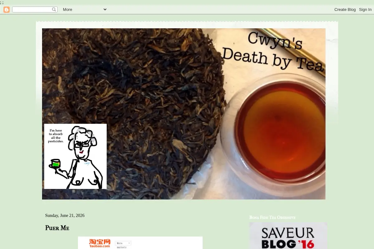 Cwyn's Death By Tea