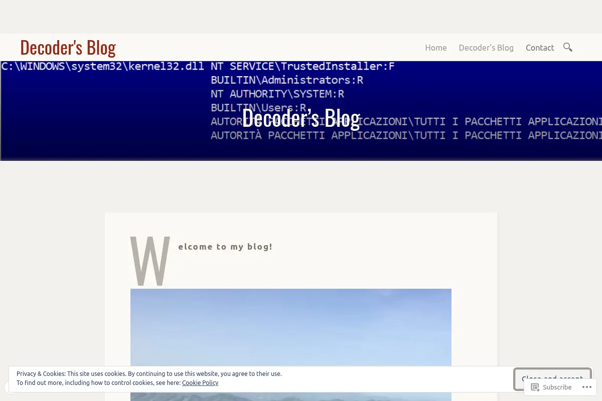 Decoder's Blog – IT Security Tips and Tricks