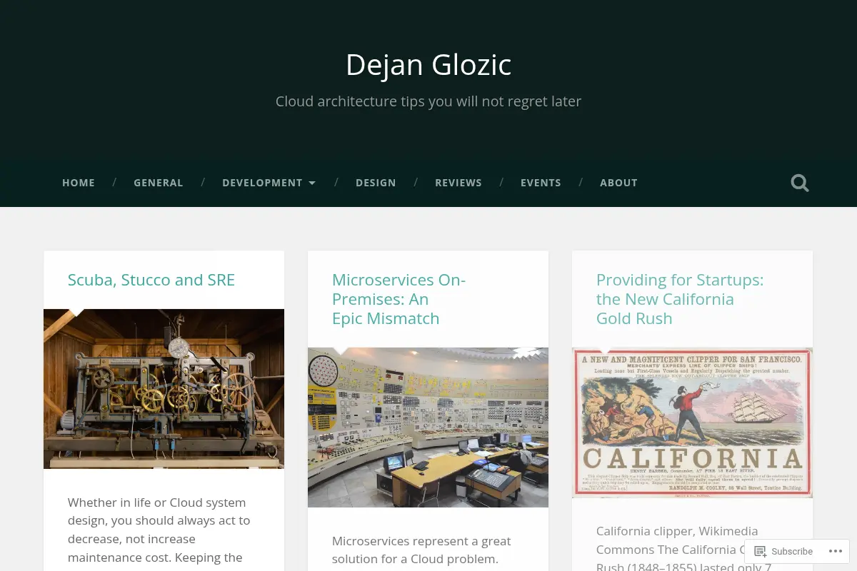 Dejan Glozic – Cloud architecture tips you will not regret later