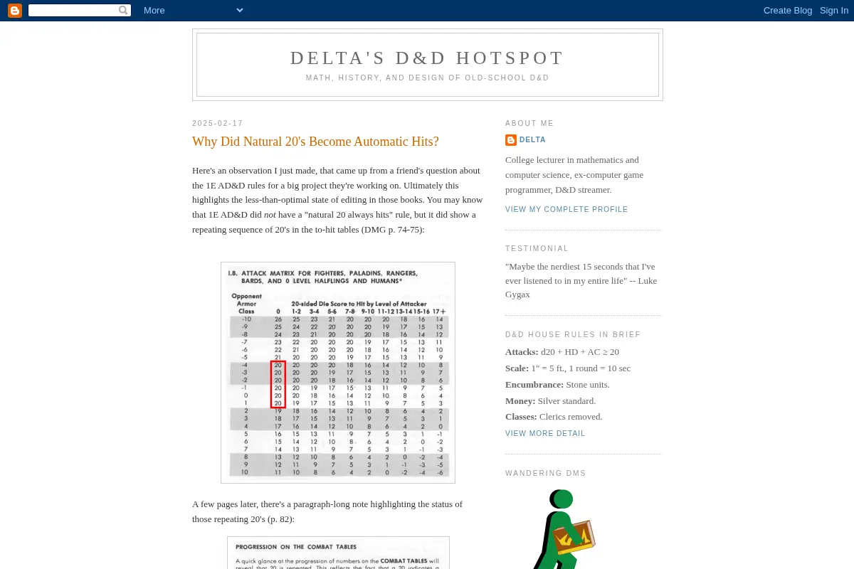 Delta's D&D Hotspot