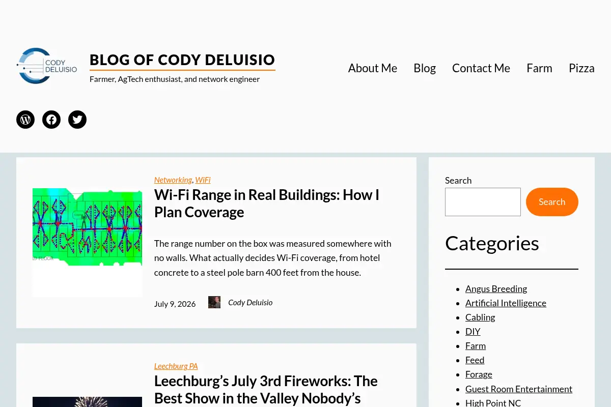 Blog of Cody Deluisio