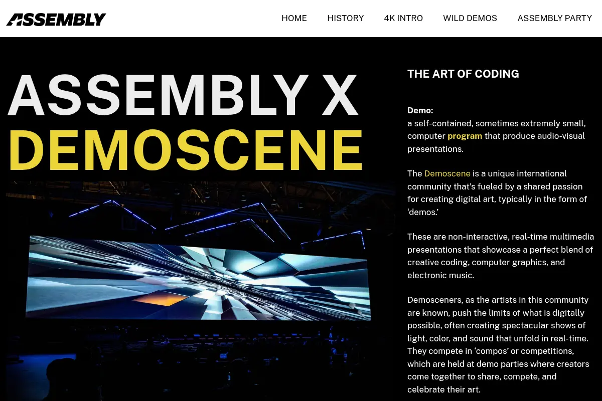 Assembly X Demoscene