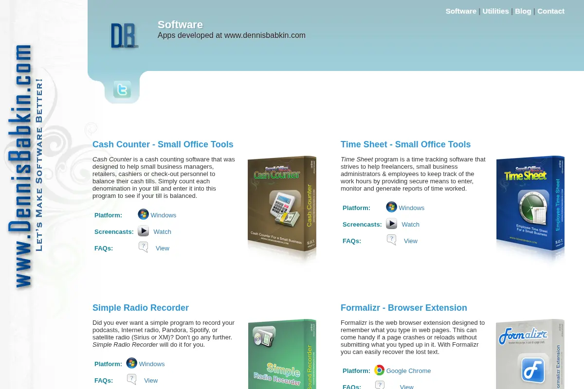 Dennis Babkin's Software
