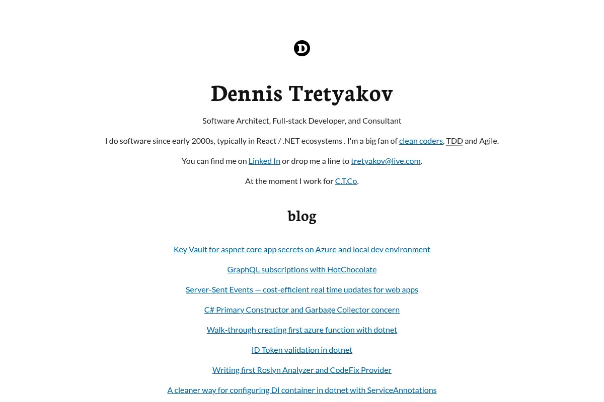 Dennis Tretyakov
