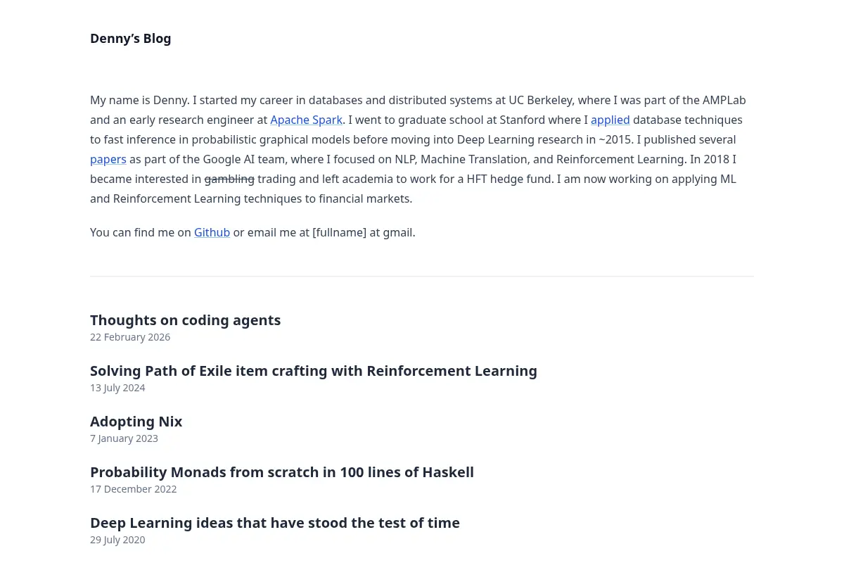 Denny's Blog