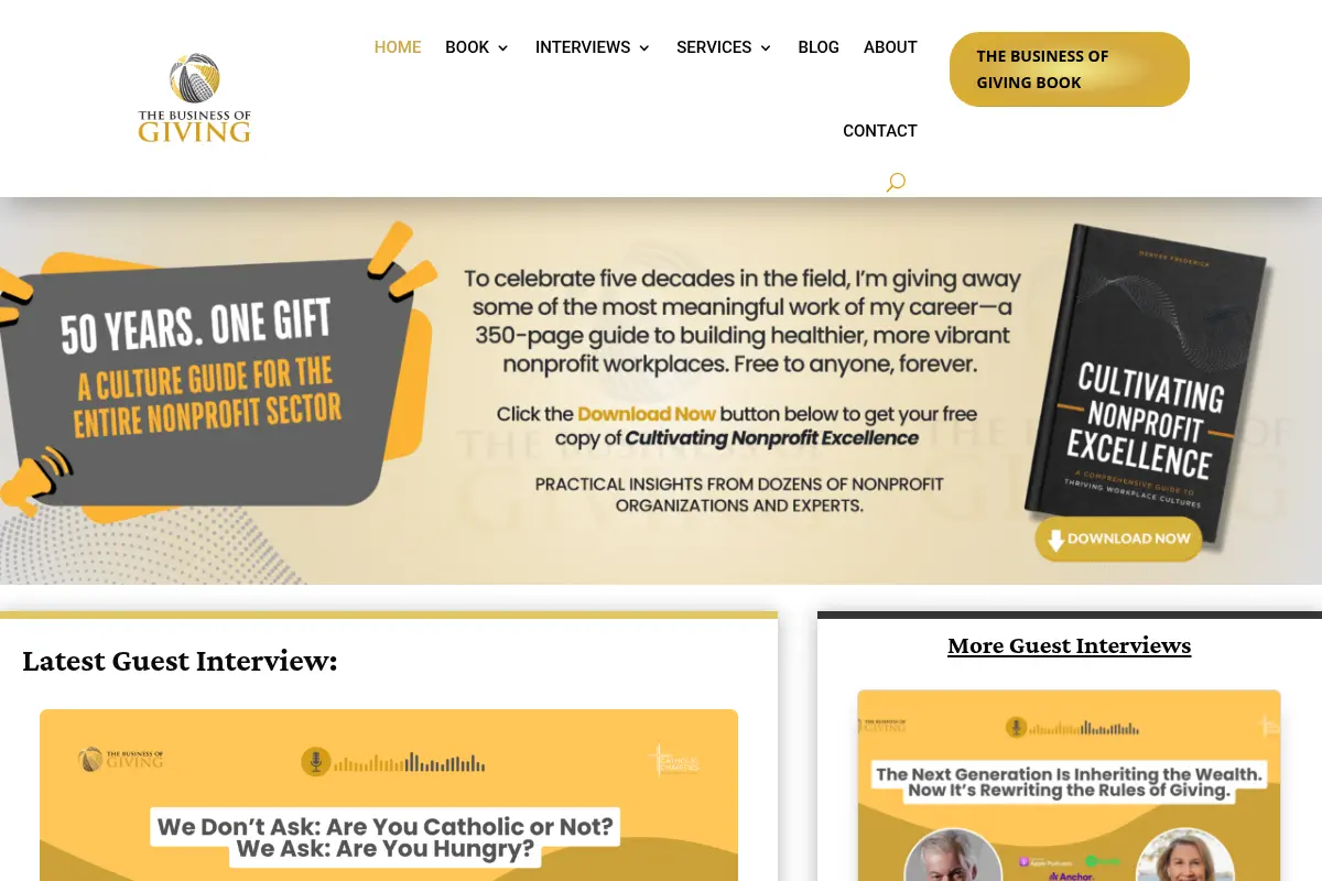 The Business of Giving