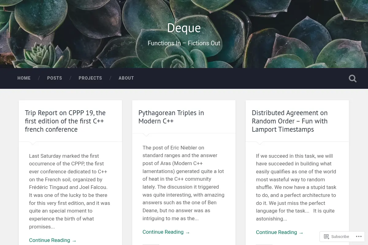 Deque – Functions In – Fictions Out
