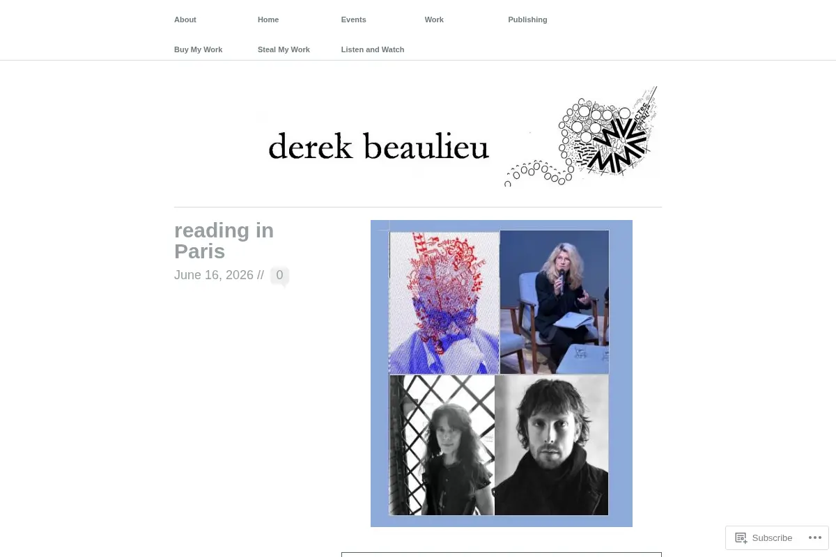 derek beaulieu's blog