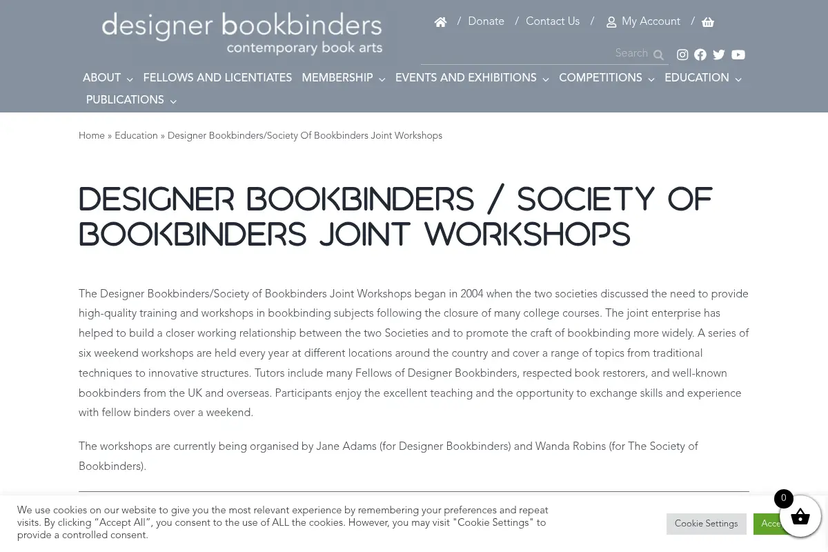 Collaborative Workshops | Society of Bookbinders