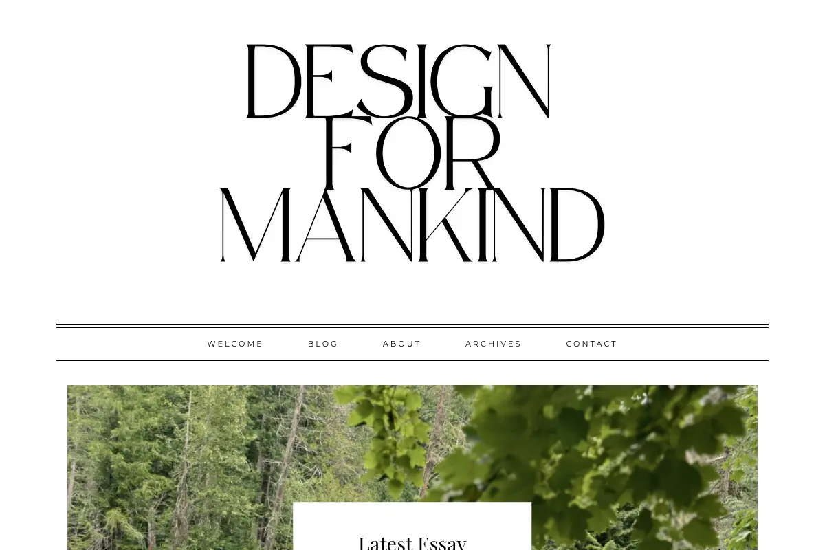 Design For Mankind