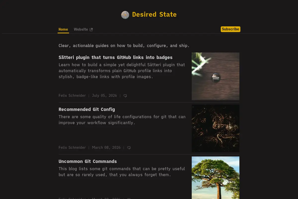 Desired State