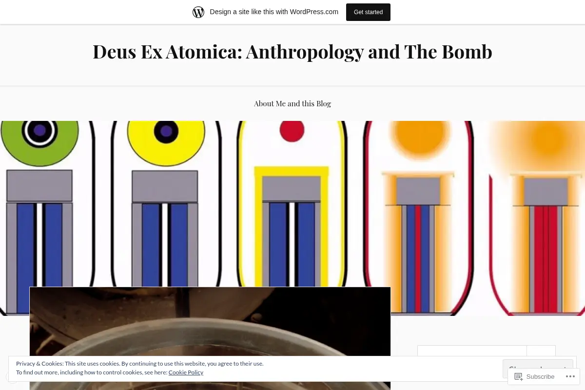 Deus Ex Atomica: Anthropology and The Bomb
