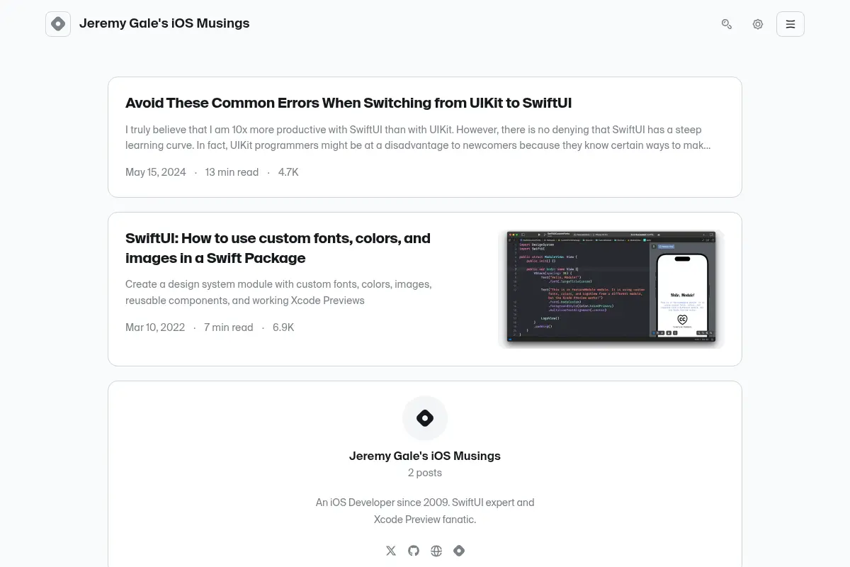 Jeremy Gale's iOS Musings